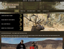 Tablet Screenshot of biggamehuntscolorado.com